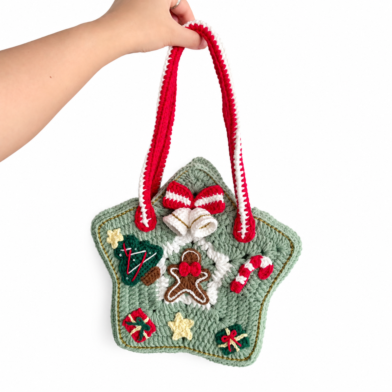 Christmas Star Bag Crochet Pattern